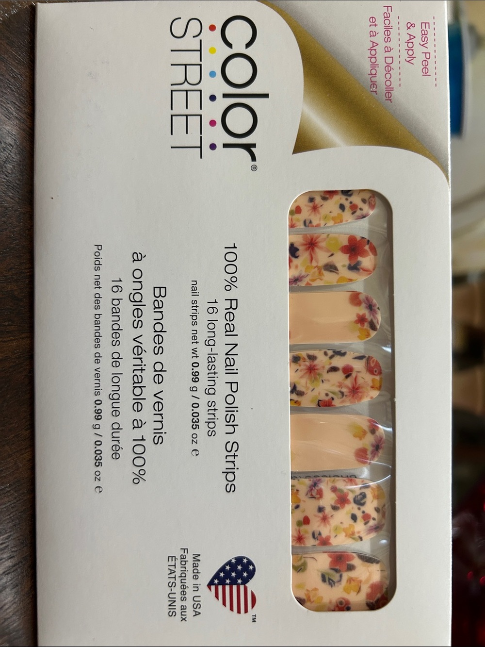 Color Street Good Impressions Floral Nail Polish Strips
